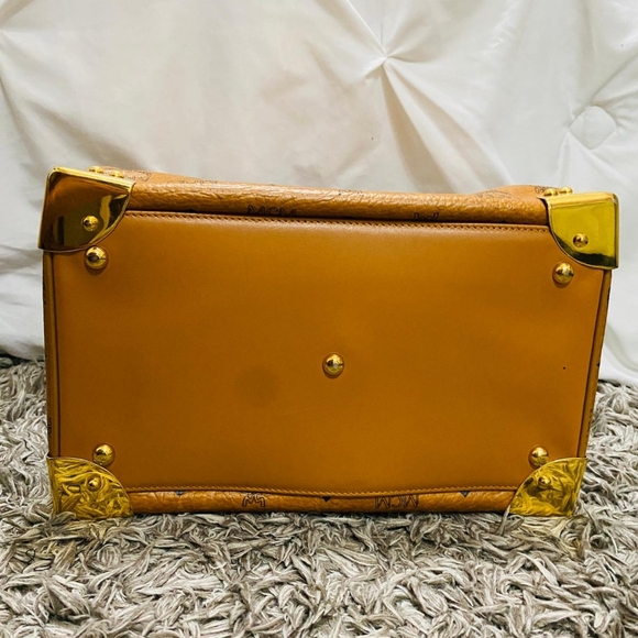 SOLD!Authentic MCM cognac Boston - Picture 6 of 14